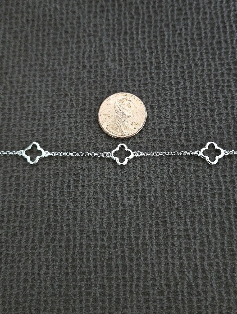 Mia Fiore Stationary Silver🤍 Open Clovers🍀 Necklace - NWT